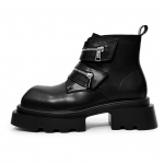 Platvormiga lukuga kingad meestele Luksuslikud kingad Nahast &auml;ri&uuml;likonna kingad K&otilde;igega sobivad vabaaja vastupidavad jalatsid Chaussure Homme 38