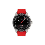 Tissot T-Touch Expert Solar Kvarts Kella Meeste kellad Must Titaan Silikoon T121.420.47.051.01 Regular Watch Box,Black Dial T121.42 0.47.051.01