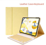 IPad 10. p&otilde;lvkonna &uuml;mbris klaviatuuriga 10,9-tollised kaaned Traadita Bluetooth Magnetiline Nahk IPad 10 &uuml;mbrisele Funda English beige