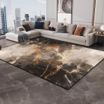 P&otilde;hjamaise kunsti suured pestavad vaibad elutuppa Marmormuster Pehme vaip magamistoa sisustus Alfombra 60*90cm gray