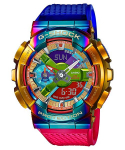 Casio G-SHOCK Meeste Roostevabast Terasest 200M Veekindel Analoog P&otilde;rutuskindel Kvartsikell GM-110RB-2A sinine