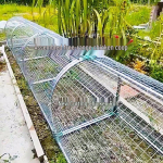 Raudv&otilde;rk V&auml;li Kana & J&auml;nese Jooksutoru Puur Kanala Square Connector - Hot-Dip Galvanized Net