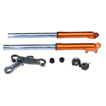 47cc 49cc taskuratas kahvli amortisaatorite &uuml;hendusplaadi komplekt 2-taktilise mootoriga mini-moto mustuseratta-pitbike motokrossi osadele Orange Set B gray