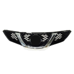 Nissan Qashqai 2016-2018 Esiosa keskmise iluv&otilde;re komplekt kroomitud k&auml;rgstruktuuriga Standard - No Camera Hole black