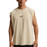 Nike pehme puuvillane soonikkoes &uuml;mmarguse kaelusega mugav vest meestele topid IH1976-253 L beige