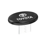 Autos&uuml;mboliga U-ketas Flash-m&auml;lupulk Type C USB-m&auml;lu Toyota Corolla Yaris Aygo Prius RAV4 Crown CHR Camry Auris 4Runner TRD Avensis jaoks 32G black