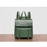 Naiste seljakott Cross Body s&uuml;learvutikott Ehtne nahk Reisi-raamatukool T&uuml;drukute veisenahast &otilde;lakott 24.5cm*11cm*28cm roheline