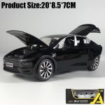 1:24 Model Y Facelift Maastikuauto SUV Sulamist Metallist Valatud Mudelauto Heli ja Valgusega T&otilde;mmatav Laste M&auml;nguasi Kogumisobjekt S&uuml;nnip&auml;evakingitus