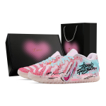 Nike Ja Morant 3 Urban Chic Style Roosa Laine, S&uuml;damekujuline Karbi Rebound Grip Madalad Korvpallijalatsid Meeste Sinine Roosa HF2794-601(Meeskond529--) 40.5