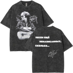 Pestud Vintage s Vene Rock Viktor Tsoi Kino Graafilised T-s&auml;rgid Meeste Klassikaline T-s&auml;rk Mehed Naised Trendikas &Uuml;le suuruse L&uuml;hikese varrukaga S gray