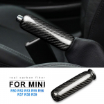 Kuivs&uuml;sinikkiust auto k&auml;sipiduri k&auml;epideme katted MINI Cooperile R55 Clubman R56 R57 R58 R59 R50 R53 Sisekujunduse lisatarvikud real carbon fibre&for Mini R56 06-13