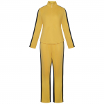 Kill Bill pruut Beatrix Kiddo Cosplay kost&uuml;&uuml;m Kollane Kung Fu kombinesoon Naiste dressipluus Halloween Karneval Mardi Gras kost&uuml;&uuml;mid S
