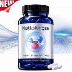 1-3X Nattokinase Toidulisand - 10800 FU 60 Kapslit Portsjoni kohta KUUM 2026 pack of 1