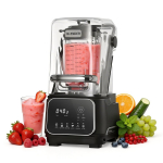 Blender, 2L professionaalne t&ouml;&ouml;lauablender kilbiga, 2200W 26000 p/min k&ouml;&ouml;gikombain, isepuhastuv, reguleeritava kiirusega, 6 eelseadistatud men&uuml;&uuml;d