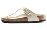 Birkenstock Gizeh kitsa liistuga sandaalid 'Gold Python' Naiste 1018665 35