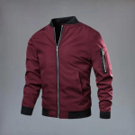 Meeste dressipluus &Uuml;hev&auml;rviline jakk Bomber Coat Business Meeste mantlid Tuulejooke Kaelus Meeste T&otilde;mblukk Korea Basic Topid L veinipunane v&auml;rv