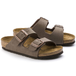 Klapid Birkenstock Arizona Kids Birko-Flor Nubuk Mocha kitsad laste noorte (0552893) 27 pruun