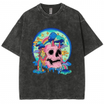 Naljakas kolju prindiga naiste T-s&auml;rk Unisex Pesu Lahtine &Uuml;le suuruse L&uuml;hikeste varrukatega Street Top Tee Suvi S mitmev&auml;rviline