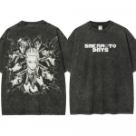 Anime pestud vintage Sakamoto Days naiste meeste mood hip hop suur T-s&auml;rk suvine puuvillane mugavus naiselik T-s&auml;rk topp S