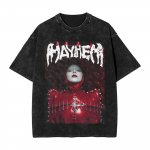 2026 Pesetud T-s&auml;rgid Lady Gaga Mayhem Hip Hop Retro Vintage High Street Streetwear L&uuml;hikeste varrukatega tr&uuml;kitud T-s&auml;rgid Meeste Naiste Top Harajuku S