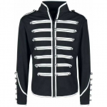 Steampunk Meeste Gooti R&otilde;ivad S&otilde;jav&auml;ejakid Keskaegne Vanaaegne Jakk P&uuml;stkrae Rokk Frakk Meeste Retro Punk Mantel 5XL