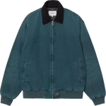 Carhartt WIP SS25 Klassikaline soonikkoes lai l&otilde;ige T&otilde;mblukuga taskuga T&ouml;&ouml; Santa Fe jakk Meeste jakid Roheline I034317-2NC-4O XXL black