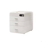 T&ouml;&ouml;laua sahtlikapp lukustatava hoiustusega lukuga Turvaline dokumendikarp Sahtlid White Solid 1 High 2 Low white