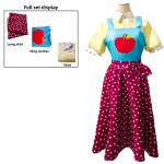 Poppy Playtime Cosplay Kost&uuml;&uuml;m Lastele Pol&uuml;esterkangast Anime Rollim&auml;nguks S blue