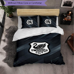 Swansea City teemaline voodipesu 3-osaline tekikottide komplekt Dekoorvoodipesu teismeliste tuppa Kodu kaunistus 135cm*200cm