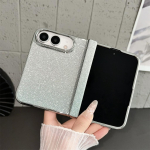 Luksuslik gradient-s&auml;delusega bling PU-nahast liigendiga t&auml;iskaitsega telefoni&uuml;mbris Apple iPhone Ultra 18 Fold jaoks, p&otilde;rutuskindel k&otilde;va kate iPhone Ultra roheline
