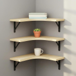 Nurgas asuv hoiualaRuumi s&auml;&auml;stev vertikaalne riiulMinimalistlik disainMajapidamineKoduomanikele, Wood_3 Layers gray