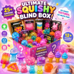 1 tk Salap&auml;rane Squishy Mudel, Kohev Kummist Stressileevendaja Fidget, Juhuslik Magus Suveniir Noortele T&auml;iskasvanutele, T&ouml;&ouml;laua Kaunistus &Auml;revuse Leevendaja blue