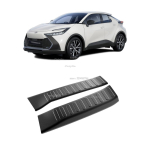 Toyota CHR C-HR 2024 2025 jaoks Roostevabast terasest sisemine tagumise kaitseraua kaitse, uksepakid, pagasiruumi astmelaud, sisekatted, auto lisatarvikud Steel Black black