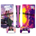 M&auml;ngukonsooli v&auml;rvilised kleebised, v&auml;rvilised kilekeha kleebised, Grand Theft Auto GTA6 kontrolleri kleebised B