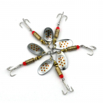 5 tk HENGJIA 0,18 untsi/2,5'' metallist kalalusikad S&ouml;&ouml;daforell Bass haugip&uuml;&uuml;gi landid 5pc