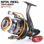 Kalastusrullid 11BB Spinning Reel Metal 1000-6000 Vasak/parem karpkala p&uuml;&uuml;girull P&uuml;&uuml;givarustus 1000