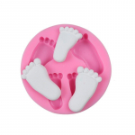 Silikoonvormi jalaj&auml;lje kuju DIY kook Fondant vormid &Scaron;okolaaditaigna tarvikud Kaunistust&ouml;&ouml;riistad