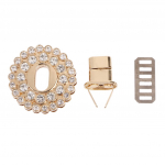 Naiste kivikivist metallist isetegemise lukuga keeratav lukk k&auml;ekoti &otilde;lakotti rahakoti jaoks