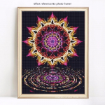 Teemantmaaling &uuml;mmargused kivid lilled teemantmosaiikide m&uuml;&uuml;k Mandala teemanttikandid 20X30