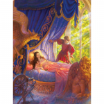 Teemanttikandid ristpistes prints ja printsess 5D teemantmaaling kodukaunistusega n&auml;put&ouml;&ouml; 20X30CM