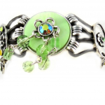 Les Tr&eacute;sors De Lily [E6660] - Bracelet Cr&eacute;ateur 'Colombine' Vert roheline