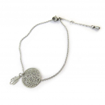 Les Tr&eacute;sors De Lily [N8097] - Bracelet 'Carmen' argent&eacute; h&otilde;be