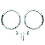 Les Tr&eacute;sors De Lily [P5625] &ndash; h&otilde;bedased &bdquo;Circles&rdquo; h&otilde;bedased k&otilde;rvar&otilde;ngad &ndash; 10 mm h&otilde;be