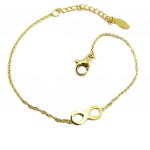 Les Tr&eacute;sors De Lily [P9157] &ndash; kullast Infini terasest k&auml;ev&otilde;ru &ndash; 11x5 mm kuld