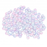 50/100/200/500 tk ABS plastist lahtised helmed 10 mm sinine lilla punane 6mm Pink Purple Blue