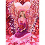 Teemanttikandid Ingel Laste ristpistes Tee ise Teemantmaaling Hobuse Teemant Kodukaunistus 20X30CM