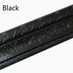 3D isekleepuv riba seinakaunistus vaht raami riba kleepuva v&ouml;&ouml;joonega tapeet Veekindel must