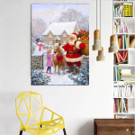 Teemantmaal 5D DIY T&auml;isruudukujuline &uuml;mmargune teemanttikandid Rhinestones kunst kodukaunistus Full Round 20X30CM