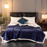 Polsterdatud tekk Neli aastaaega Saadaval Korallfliis Lambavillane Flanelltekk Leht Kattekiht Tekk Siestatekk Tepitud tekk 150*200cm 1.7kg