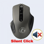 iMICE E1800 juhtmeta hiir 2000 DPI m&auml;nguhiir optiline arvutihiir 2,4 GHz ergonoomilised s&uuml;learvutite helita hiir vaikne hiir